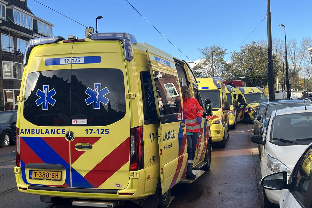 Grote uitslaande brand in appartementencomplex