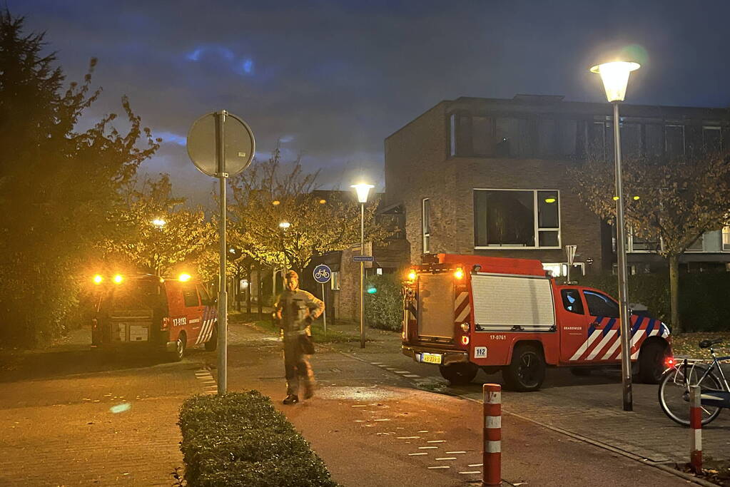 Brandweer doet onderzoek naar gaslucht