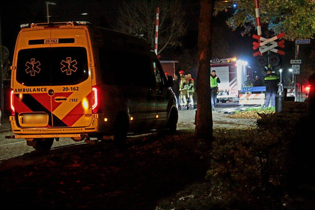 Fietser ernstig gewond bij botsing met trein