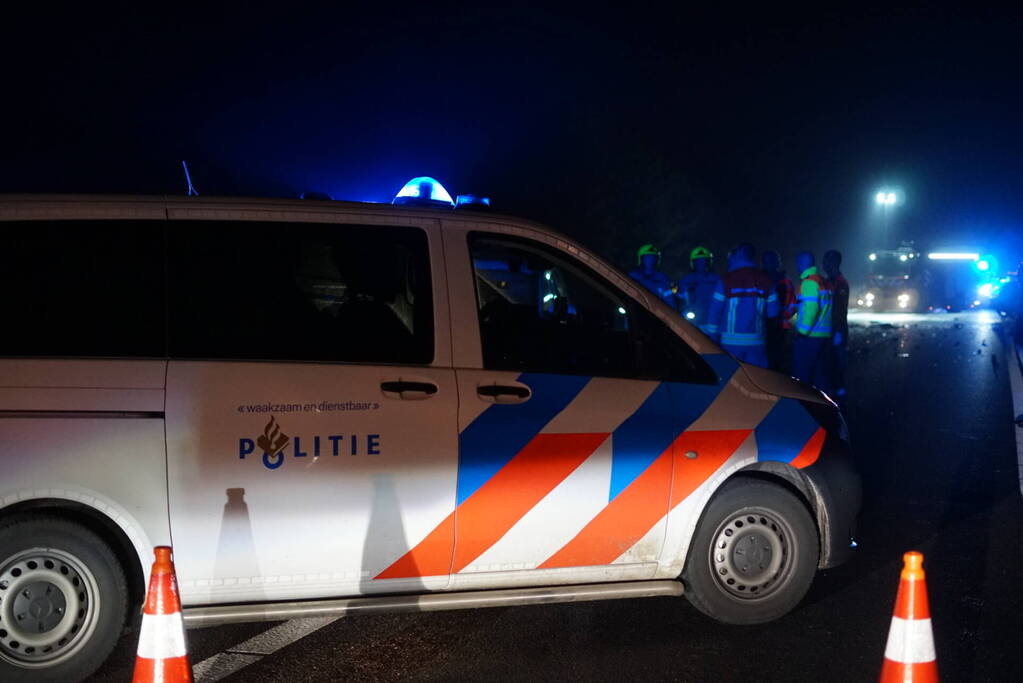 Ravage na kettingbotsing tussen vijf voertuigen