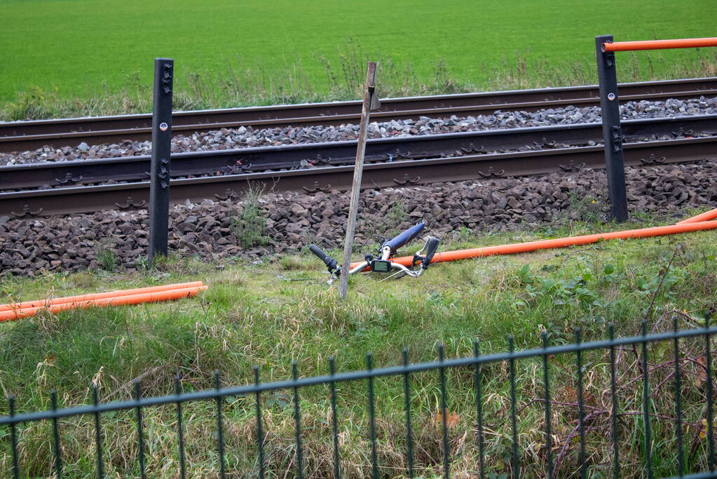 Fietser overlijdt na aanrijding met trein