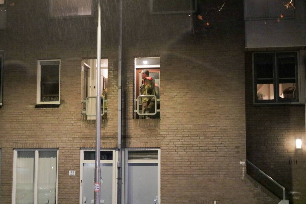 Brandweer ingezet voor rotte eieren