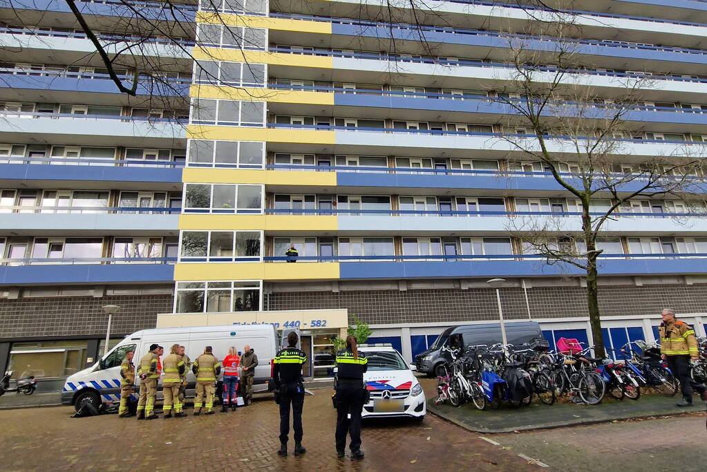 Explosieven gevonden in flat