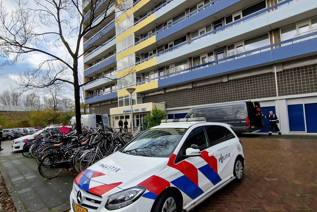 Explosieven gevonden in flat