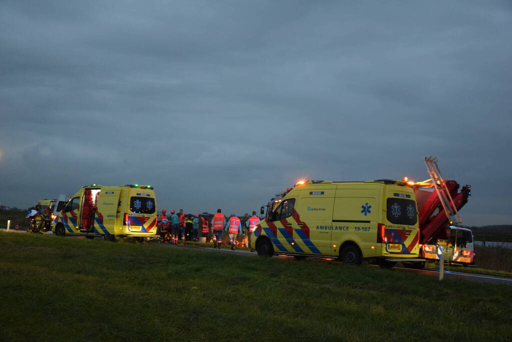 Meerdere gewonden bij groot ongeval