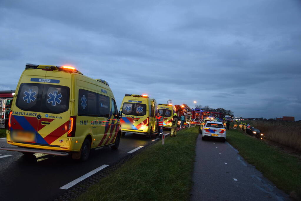 Meerdere gewonden bij groot ongeval