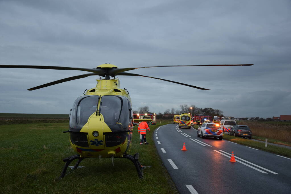 Meerdere gewonden bij groot ongeval