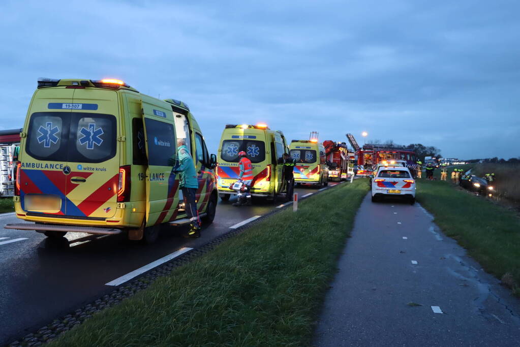 Meerdere gewonden bij groot ongeval