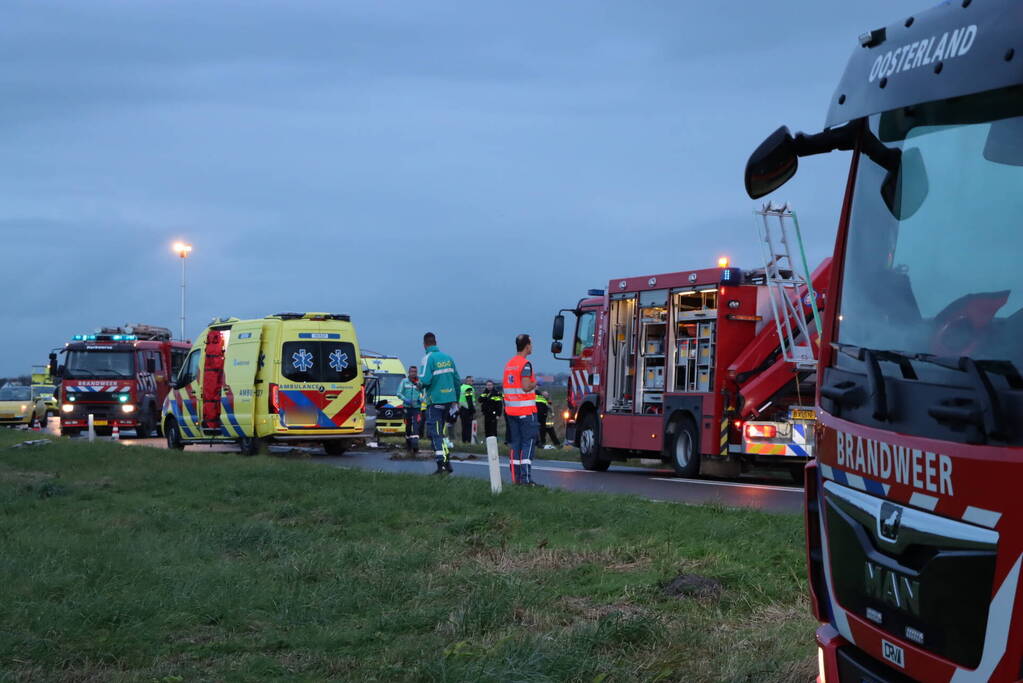 Meerdere gewonden bij groot ongeval