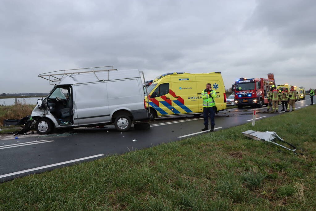 Meerdere gewonden bij groot ongeval