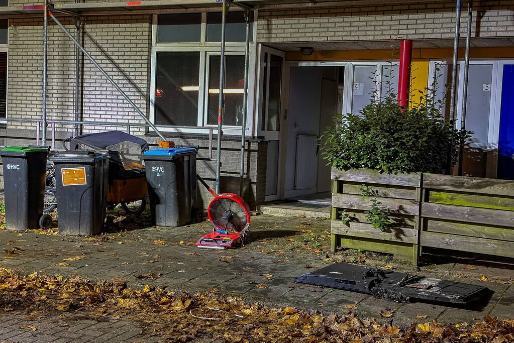 Televisie veroorzaakt woningbrand