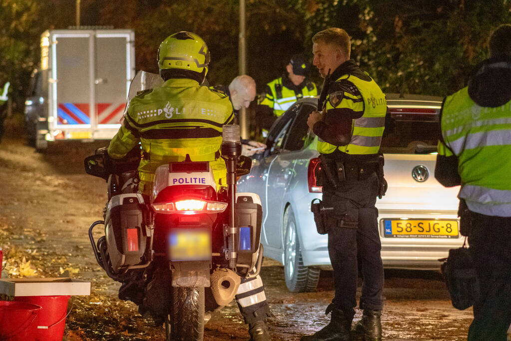 Politie houdt grote alcohol en drugs controle