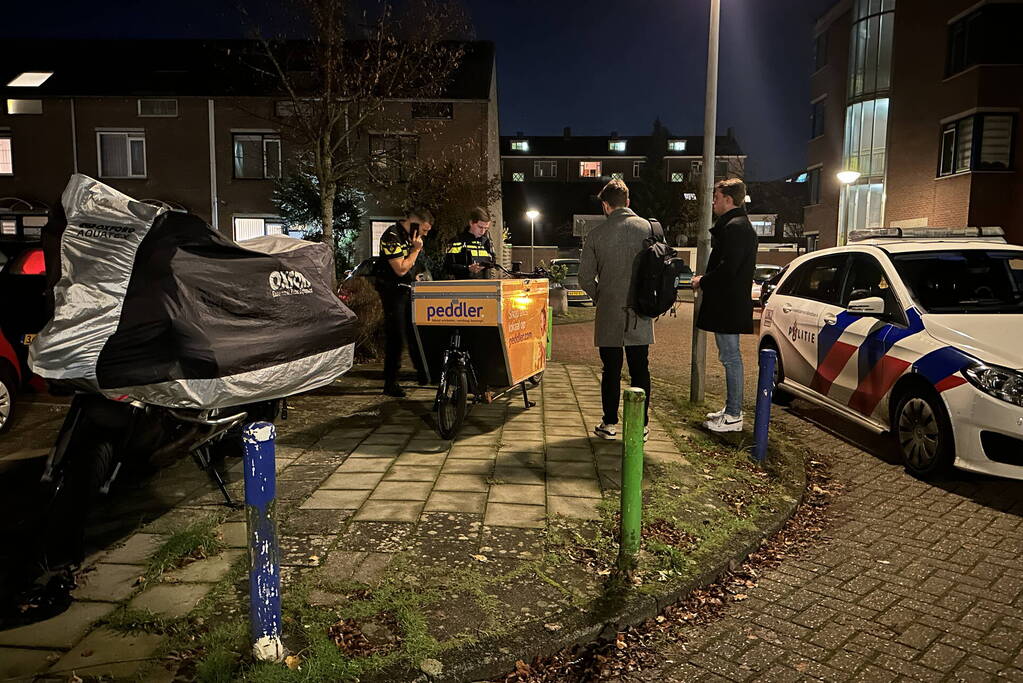 Fietsbezorger bedreigd, overvaller vlucht