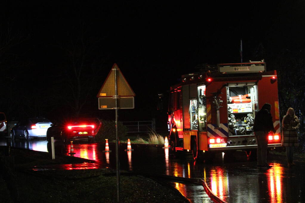 Gebouwbrand geblust door brandweer