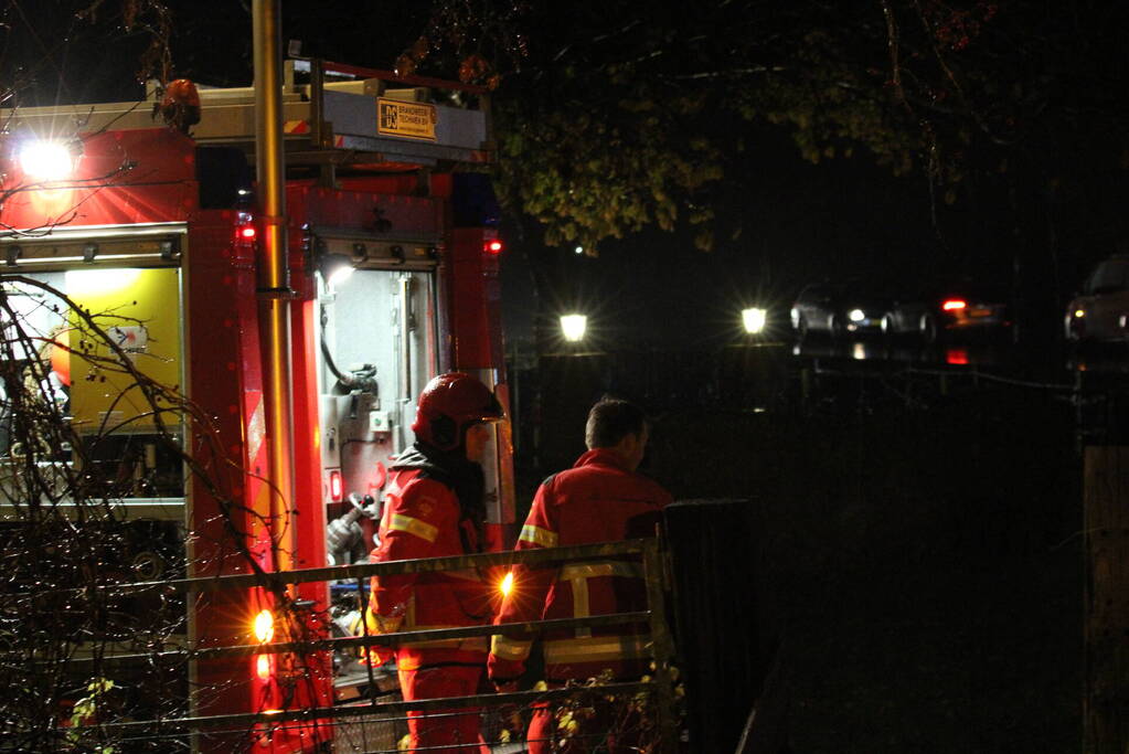 Gebouwbrand geblust door brandweer