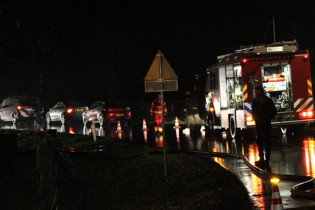 Gebouwbrand geblust door brandweer