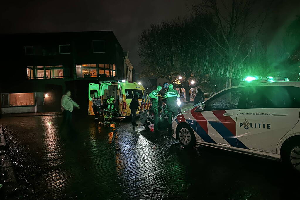 Gewonde fietser aangetroffen op straat