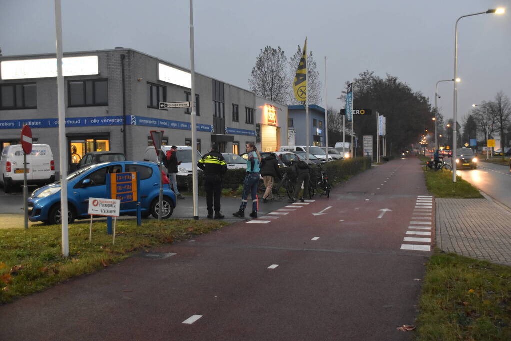 Fietser aangereden door automobilist