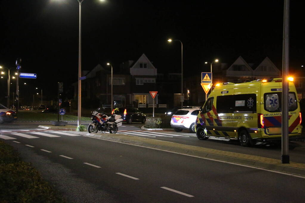 Fietser geschept door lijnbus