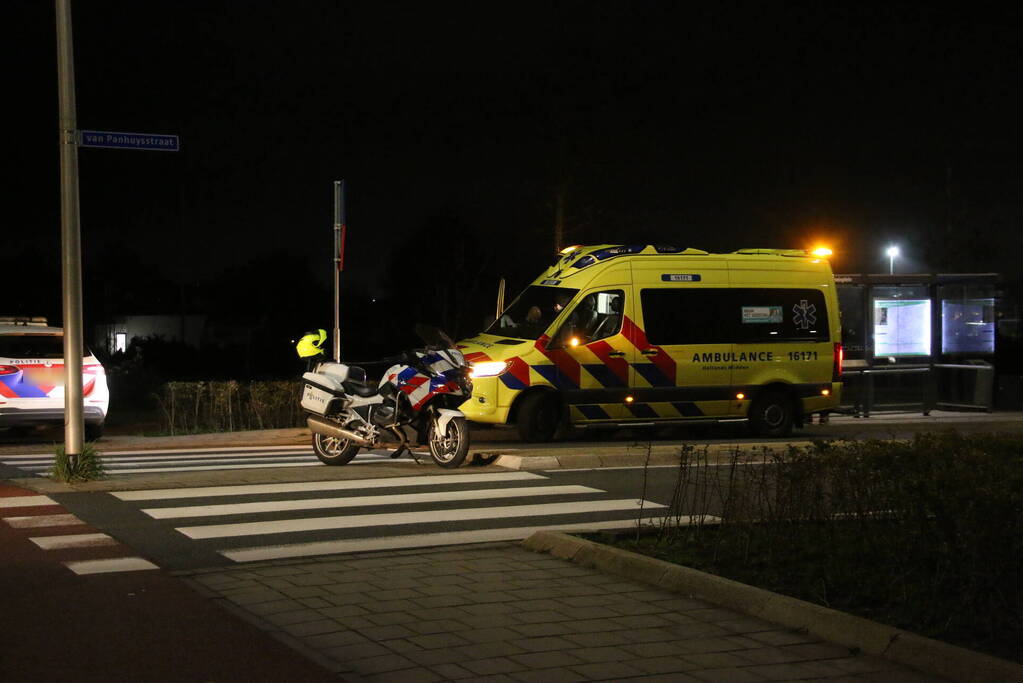 Fietser geschept door lijnbus