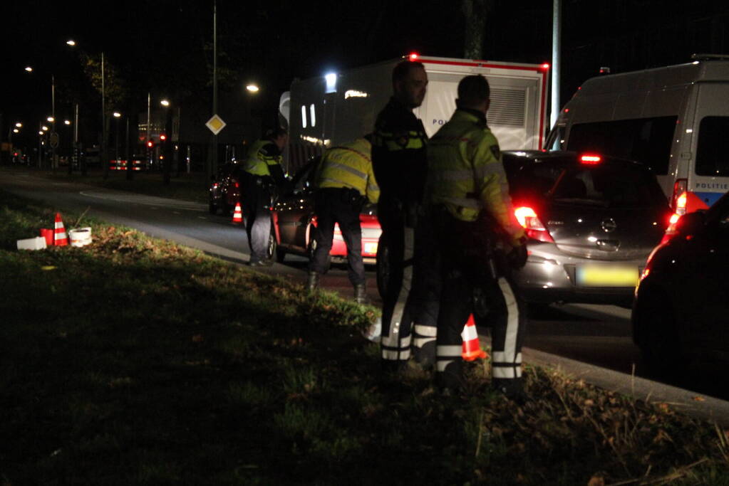 Politie houdt grote verkeerscontrole