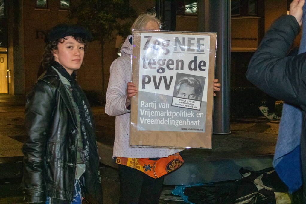 Demonstratie tegen winst PVV