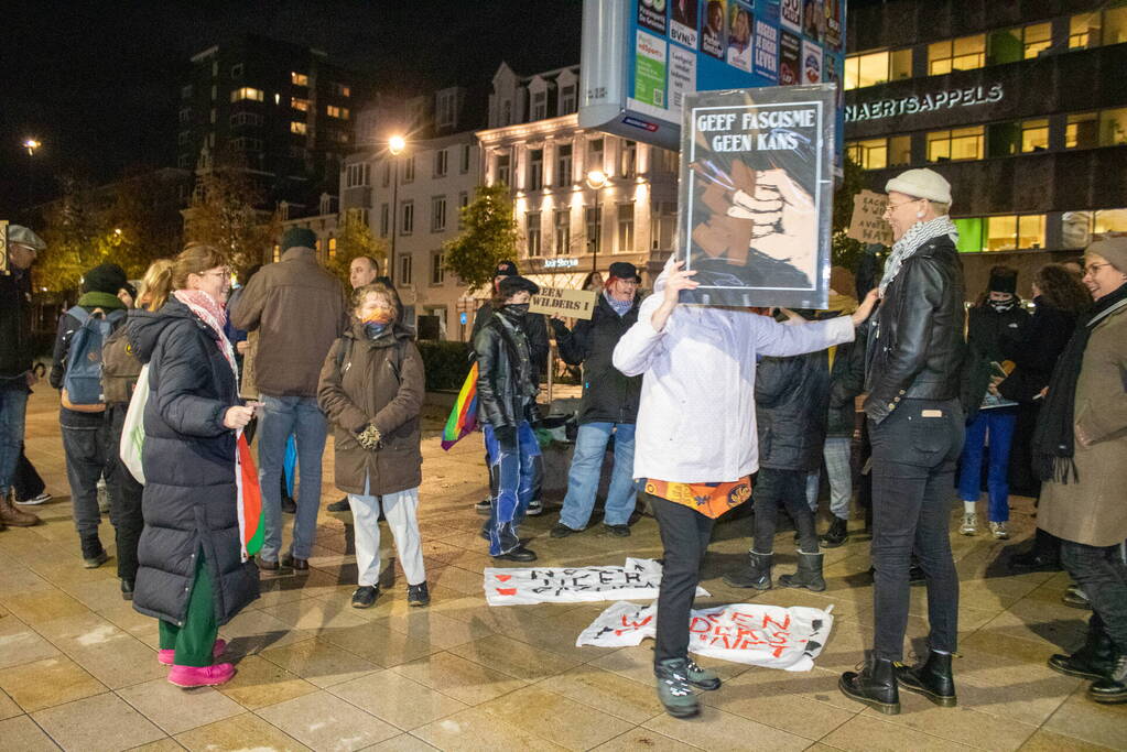 Demonstratie tegen winst PVV