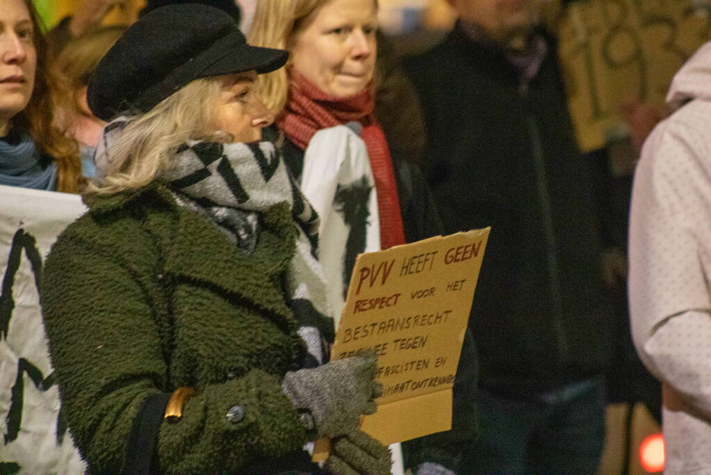 Demonstratie tegen winst PVV