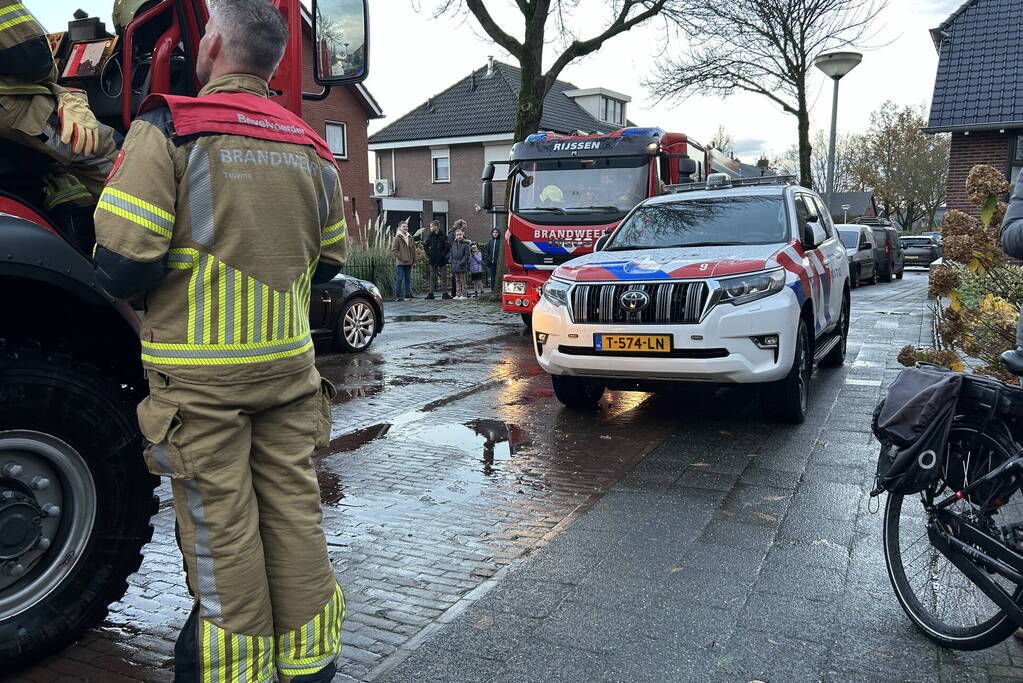 Schuurbrand blijkt brandende vuurton