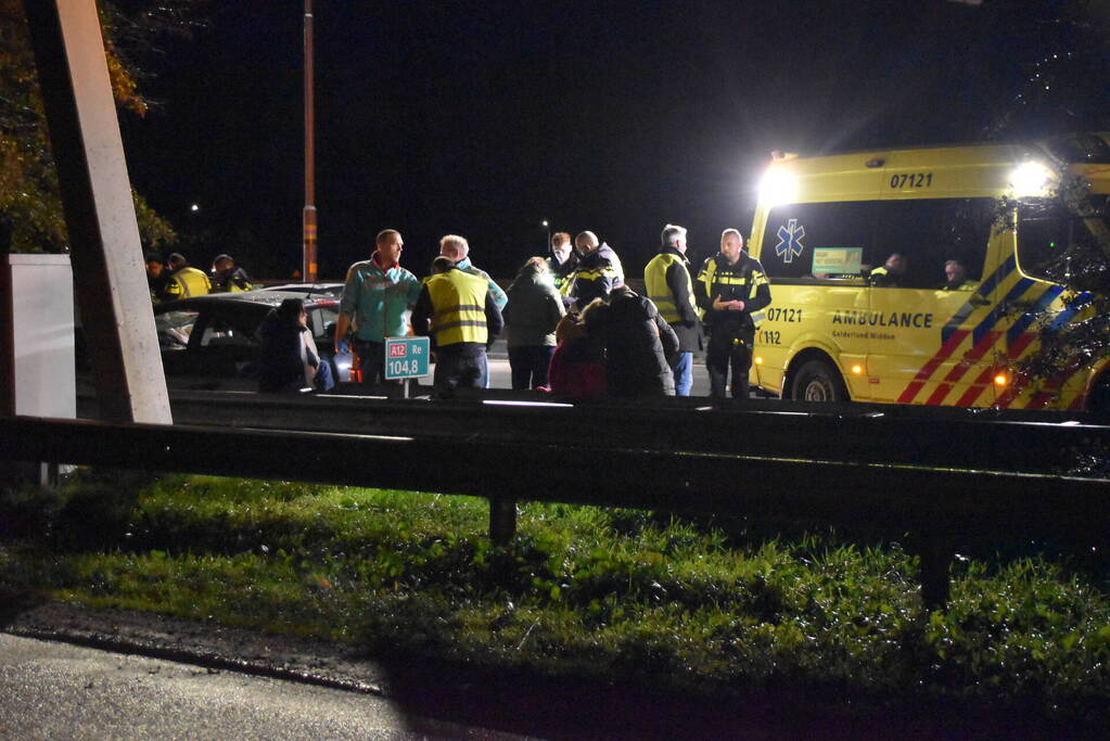 Gewonde bij ongeval op snelweg