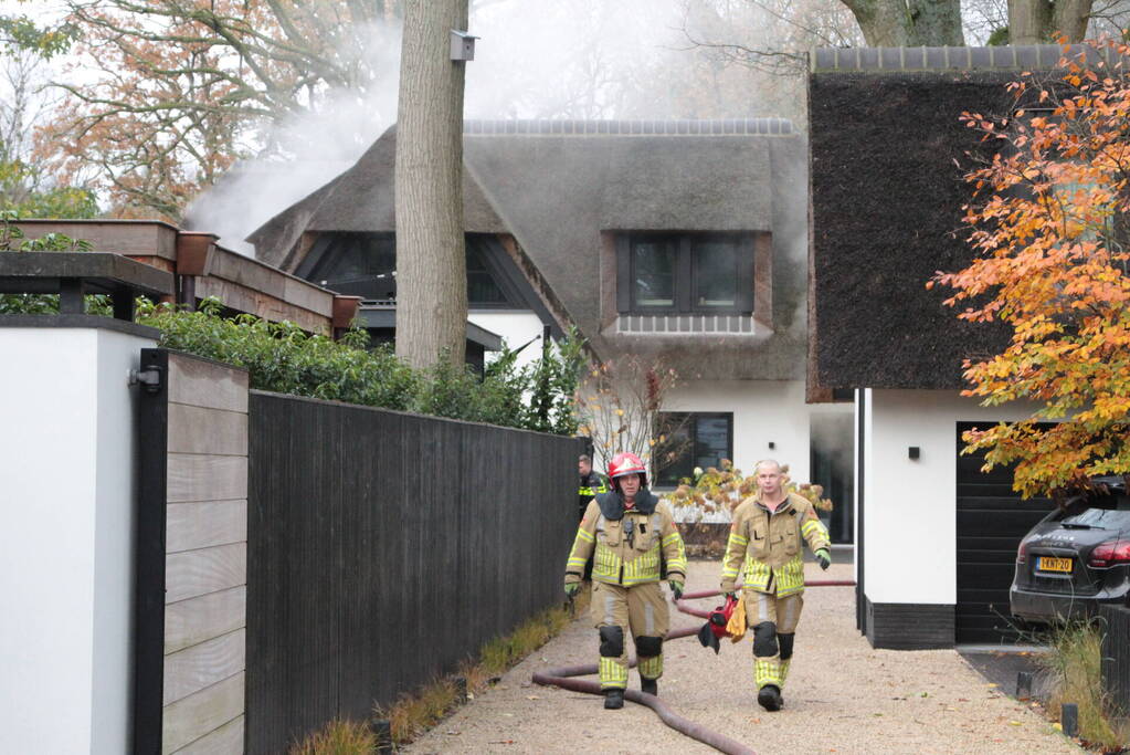 Flinke rookontwikkeling bij brand in vrijstaande villa