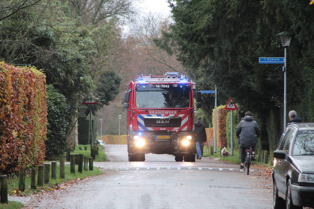 Flinke rookontwikkeling bij brand in vrijstaande villa