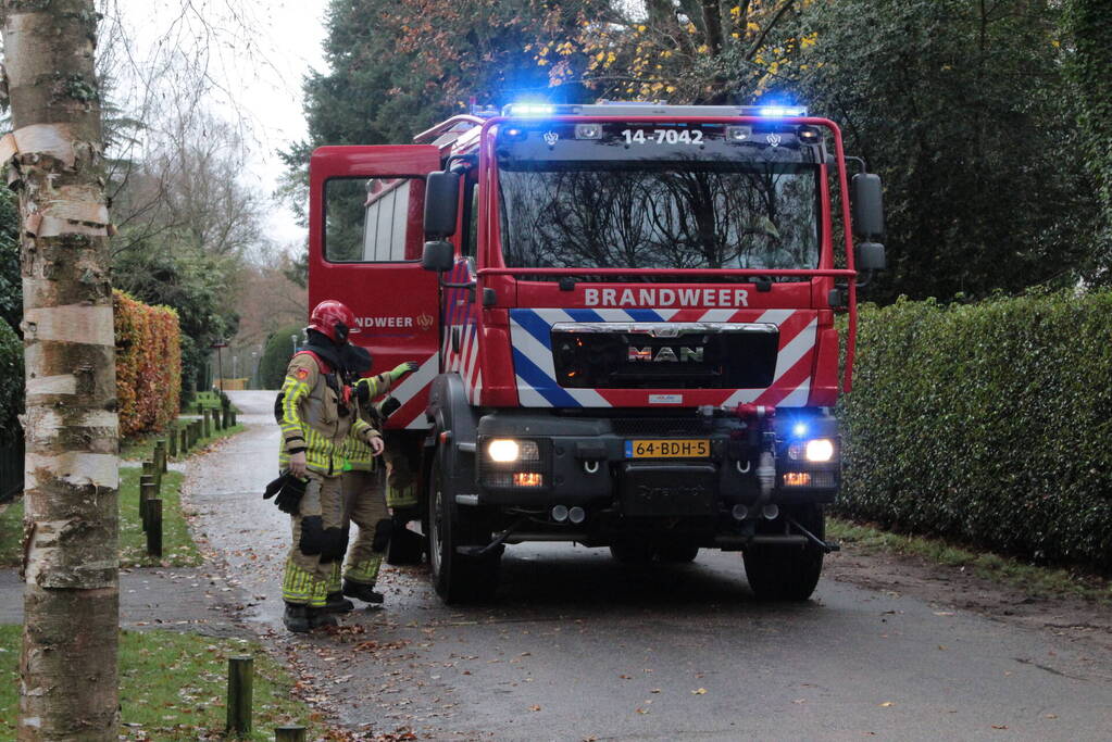 Flinke rookontwikkeling bij brand in vrijstaande villa