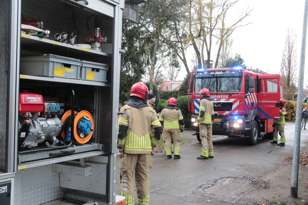 Flinke rookontwikkeling bij brand in vrijstaande villa