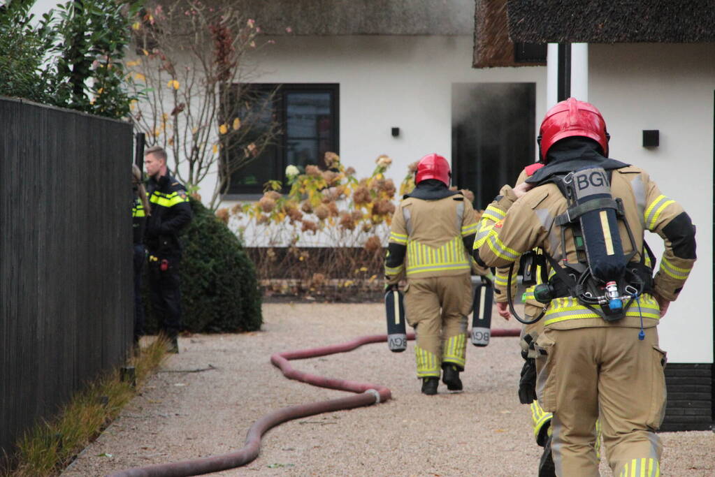 Flinke rookontwikkeling bij brand in vrijstaande villa