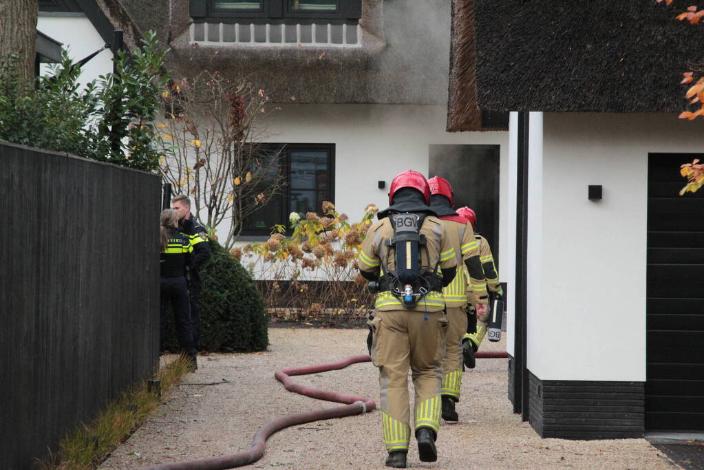 Flinke rookontwikkeling bij brand in vrijstaande villa