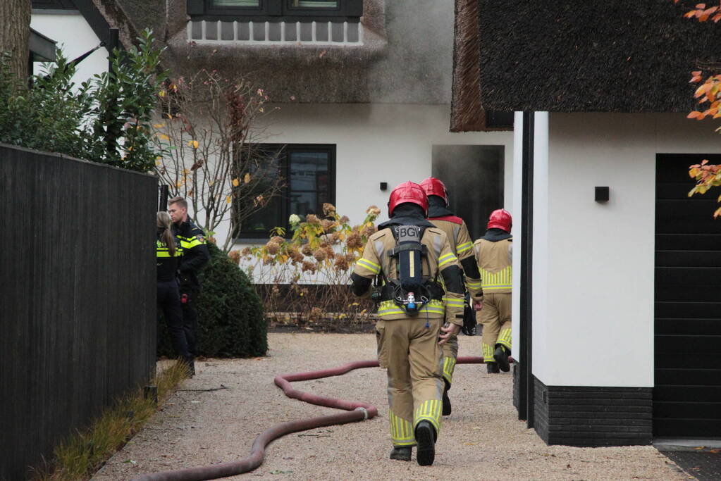 Flinke rookontwikkeling bij brand in vrijstaande villa