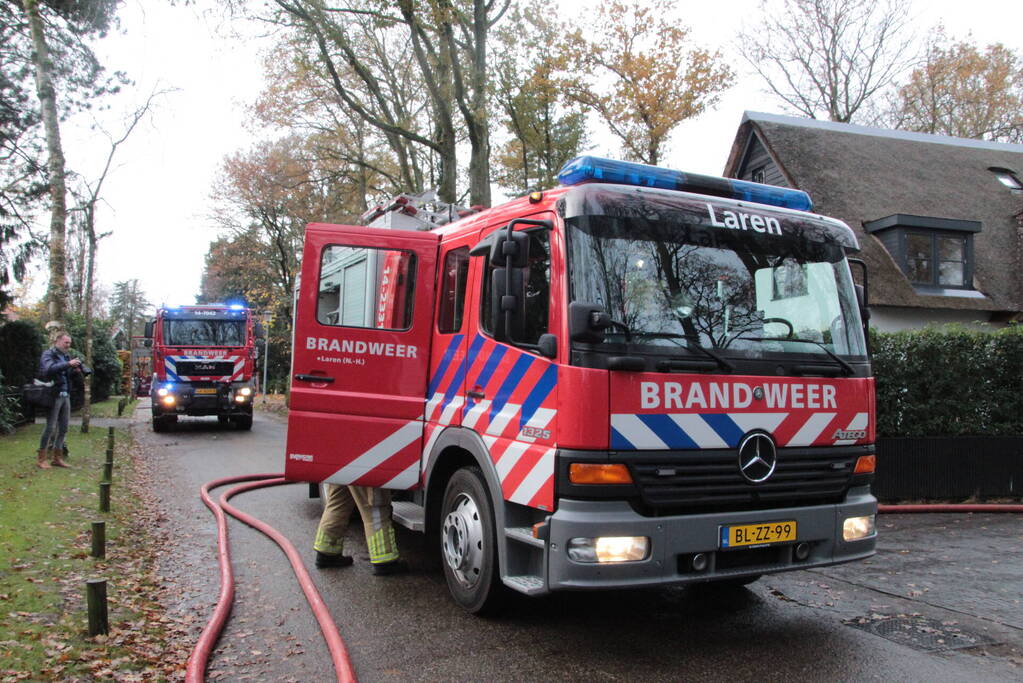 Flinke rookontwikkeling bij brand in vrijstaande villa