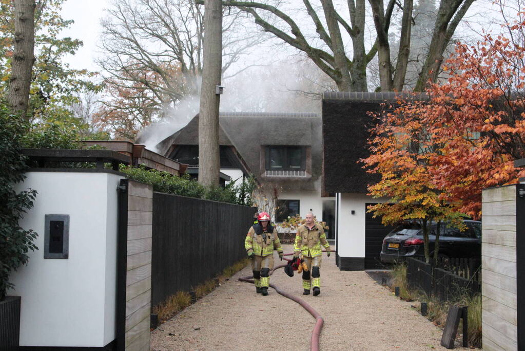 Flinke rookontwikkeling bij brand in vrijstaande villa