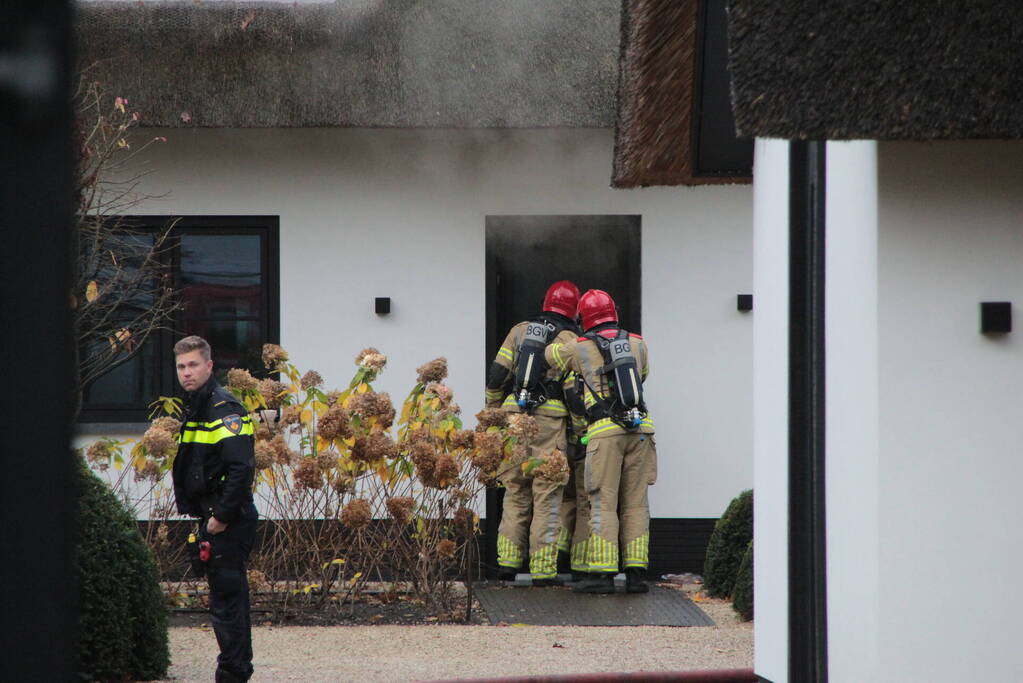 Flinke rookontwikkeling bij brand in vrijstaande villa