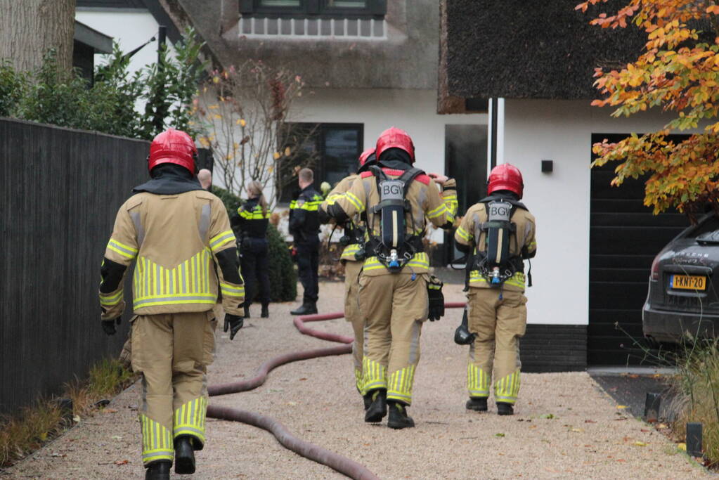 Flinke rookontwikkeling bij brand in vrijstaande villa