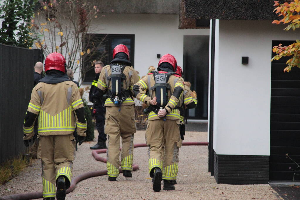 Flinke rookontwikkeling bij brand in vrijstaande villa