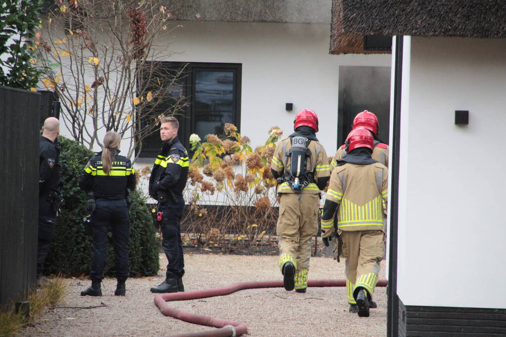 Flinke rookontwikkeling bij brand in vrijstaande villa