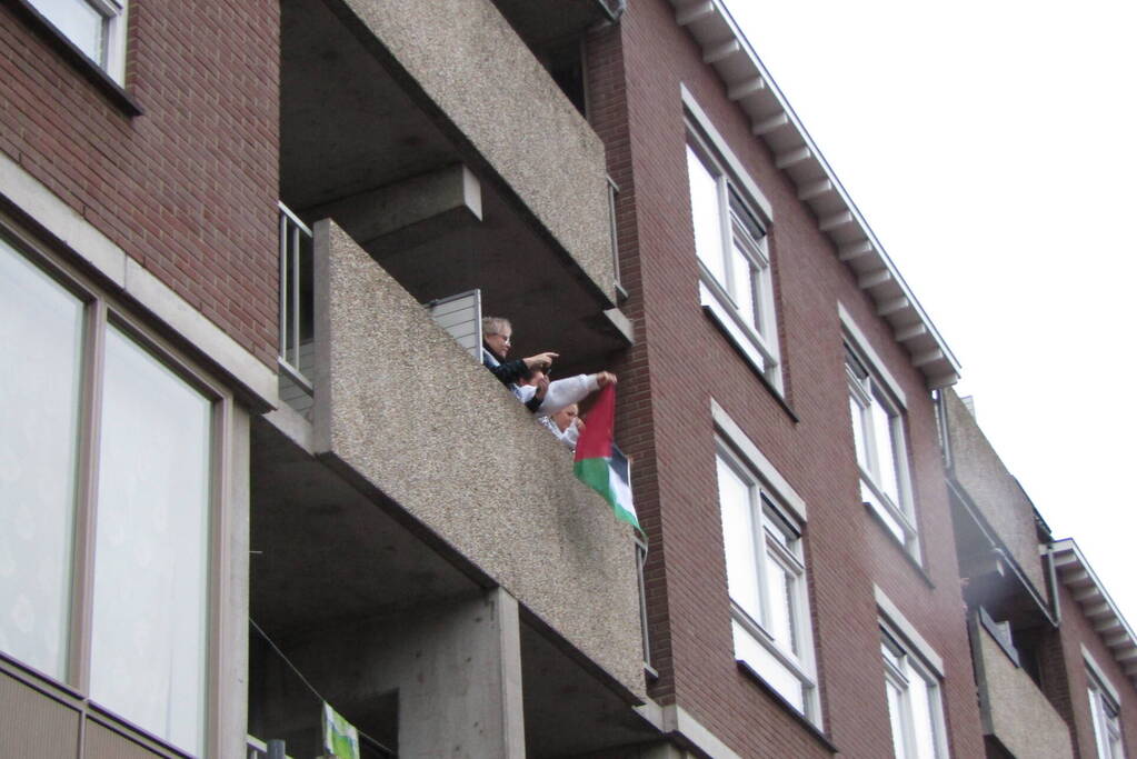 Grote opkomst bij Pro Palestina demonstratie