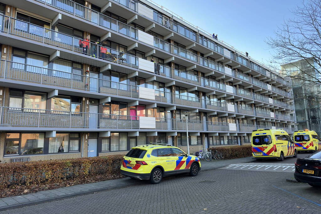 Gewonde na melding schietpartij in flat