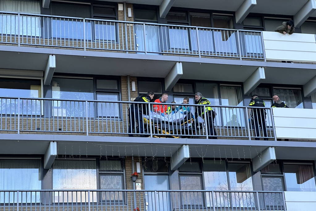 Gewonde na melding schietpartij in flat