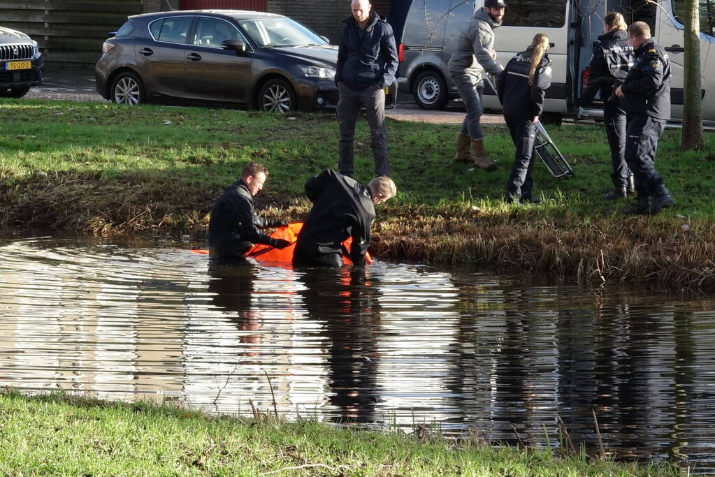 Levenloos lichaam aangetroffen in water