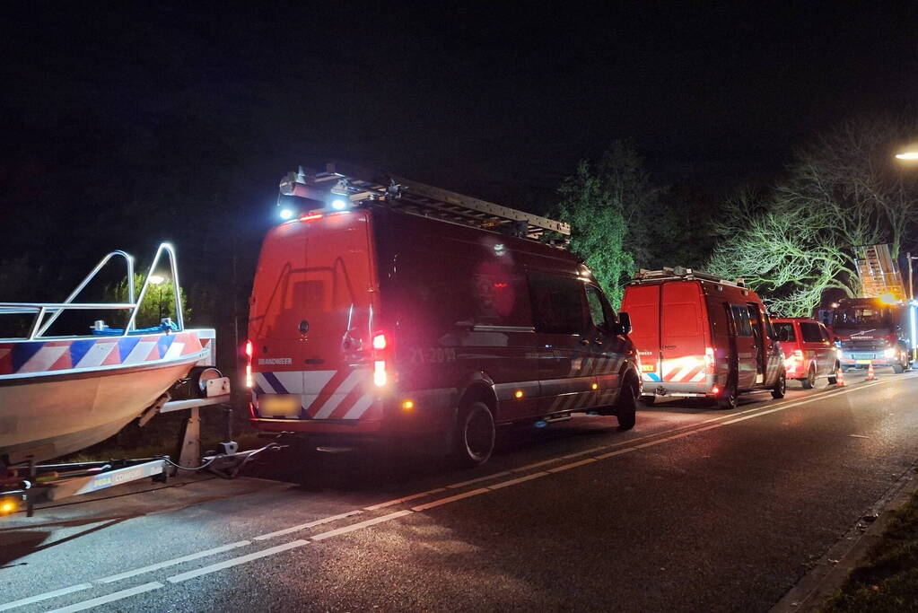 Zoekactie na aantreffen fietsverlichting in sloot