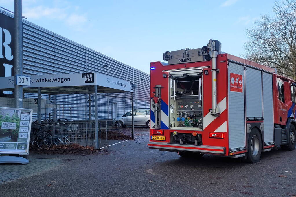 Rookontwikkeling in bouwmarkt