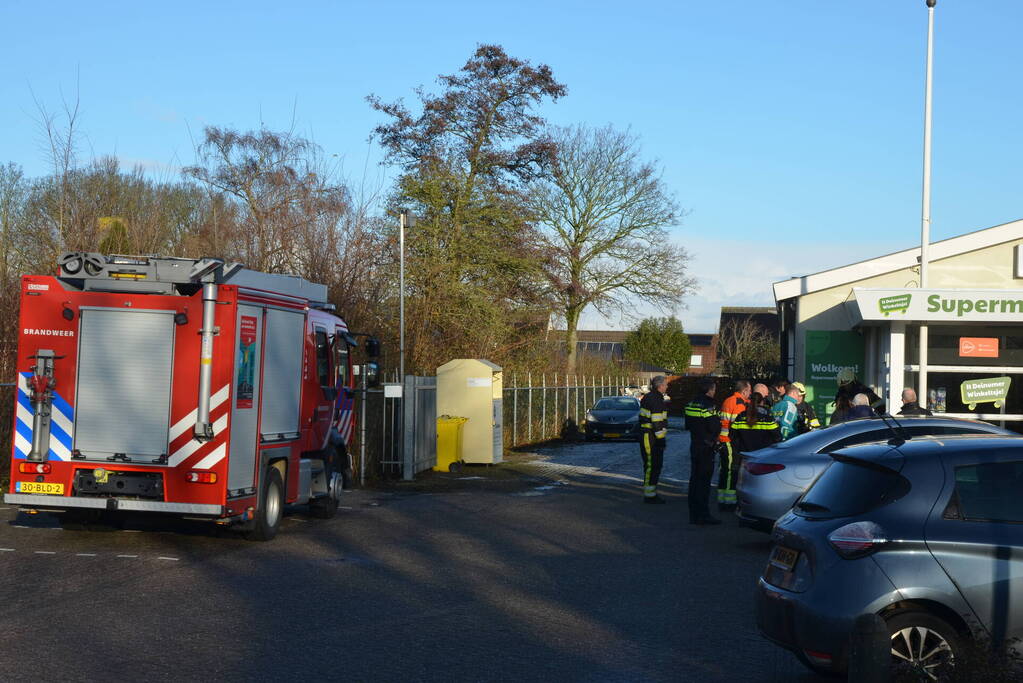 Mogelijk brand in supermarkt